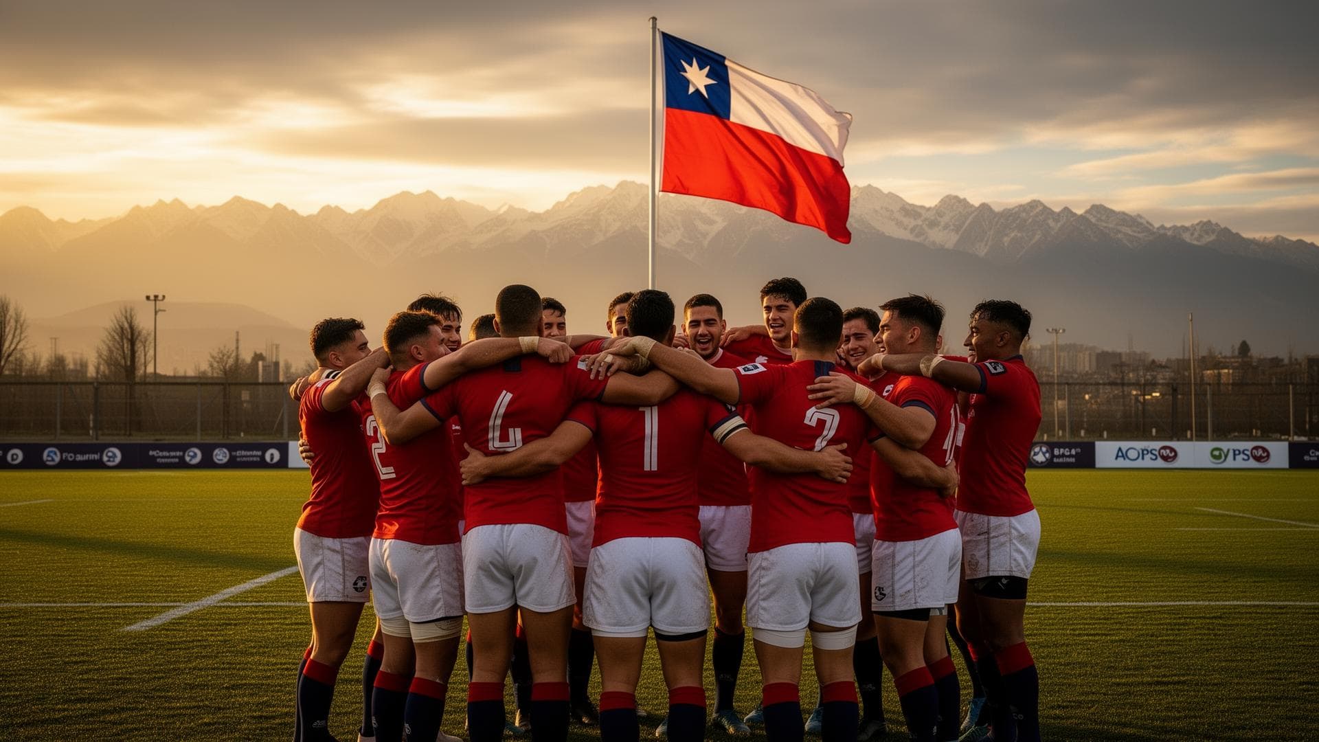 Chile U20 unidos bajo la bandera